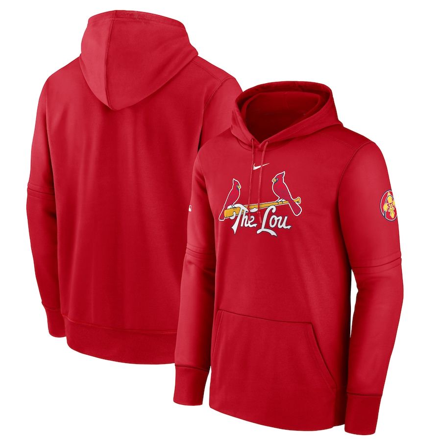 Men 2025 MLB St.Louis Cardinals Red Nike hoodie style 2->boston red sox->MLB Jersey